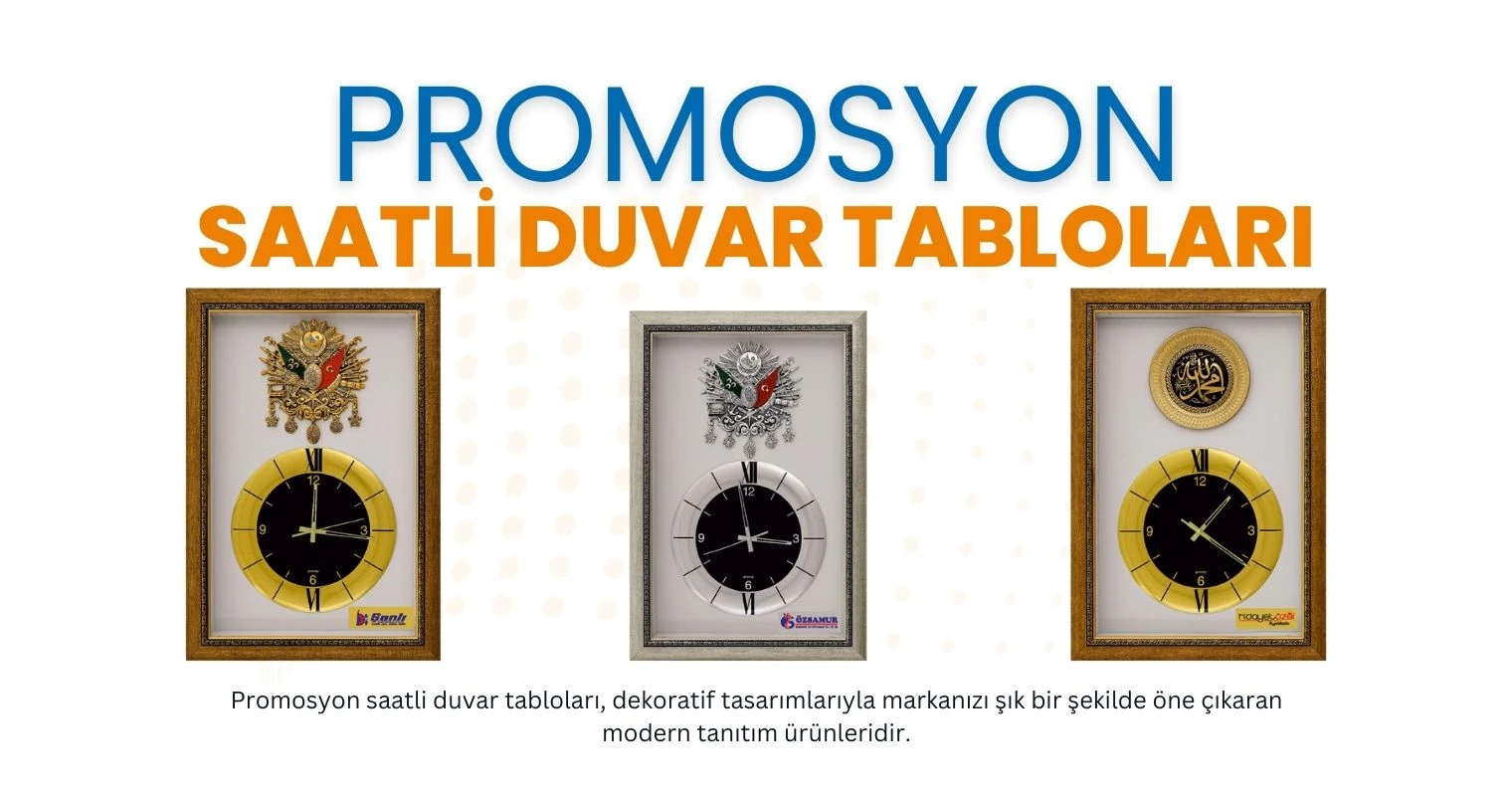 Saatli Duvar Tabloları