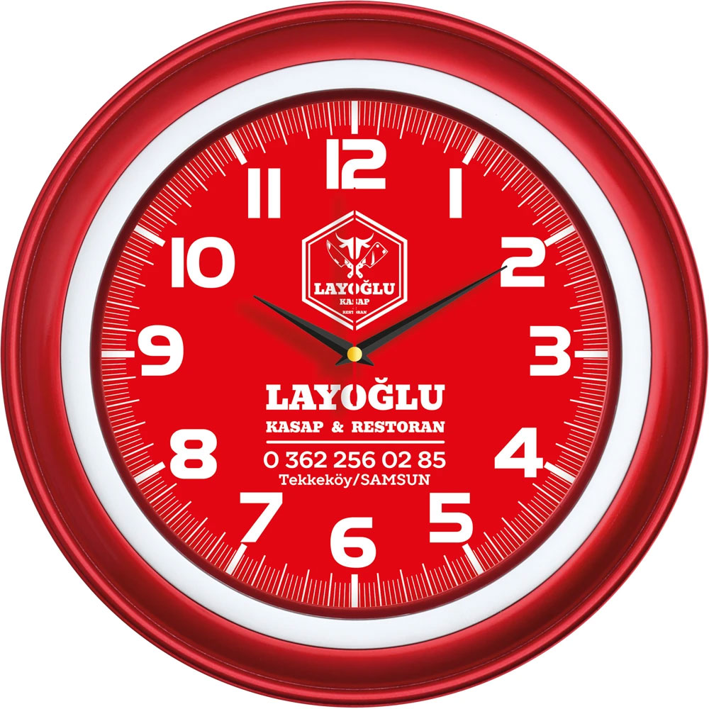 V30-509-K Plastik Duvar Saati