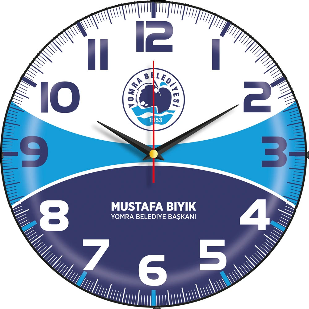 V30-529-B Bombe Cam Duvar Saati