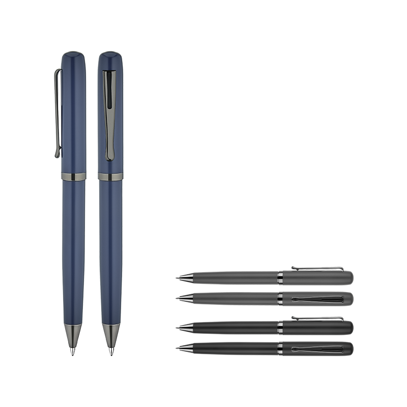1253-T Gri Metal Tükenmez Kalem
