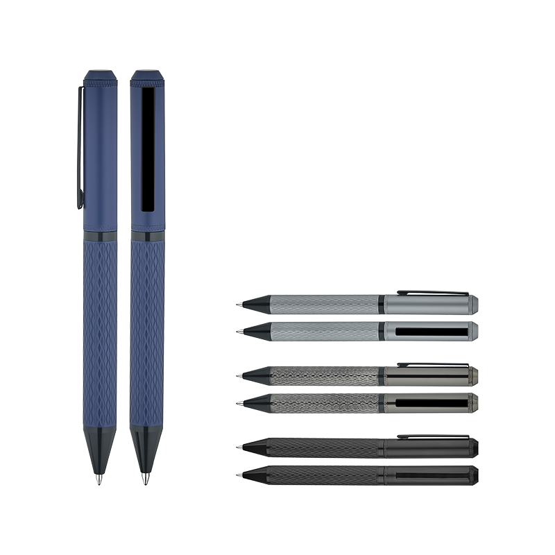 1254-T Füme parlak Metal Tükenmez Kalem
