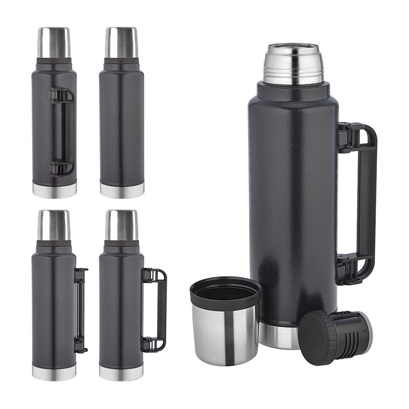 5341 Siyah Çelik Termos / 1450 ml