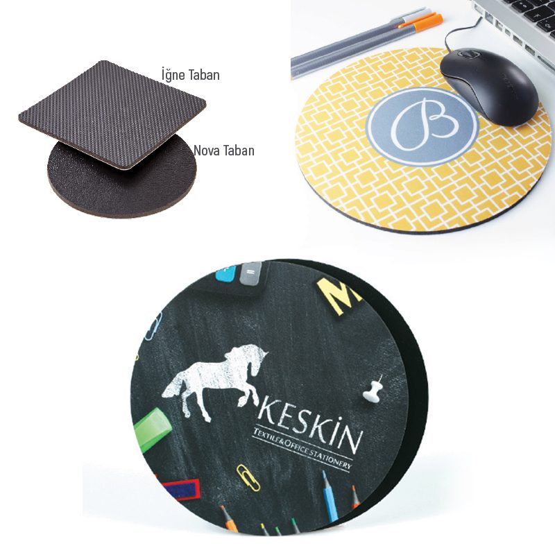 5874 Yuvarlak Standart Yuvarlak Mouse Pad