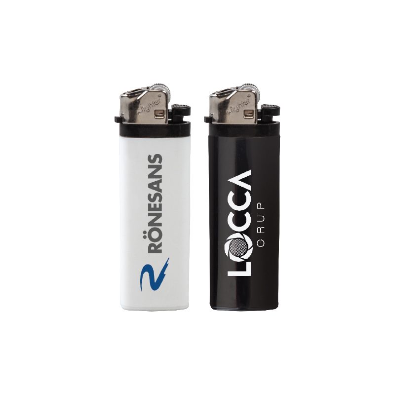 YMN-224 Beyaz I-Lighter Taşlı Siboplu Çakmak