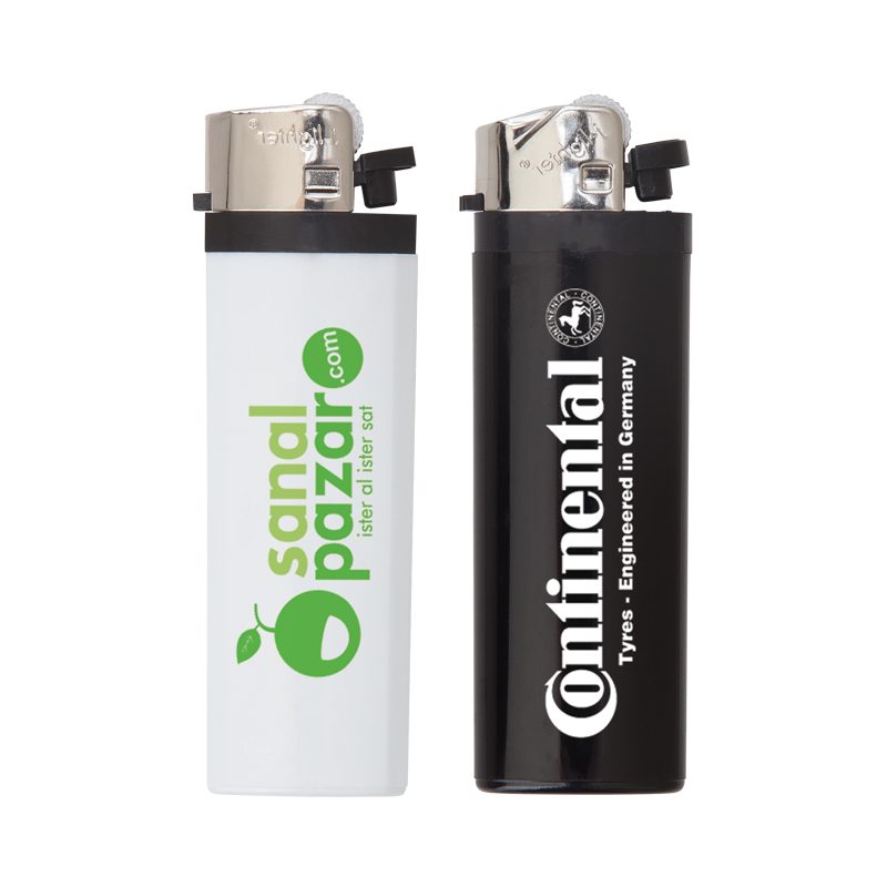 YMN-218 Beyaz I-Lighter Taşlı Siboplu Çakmak