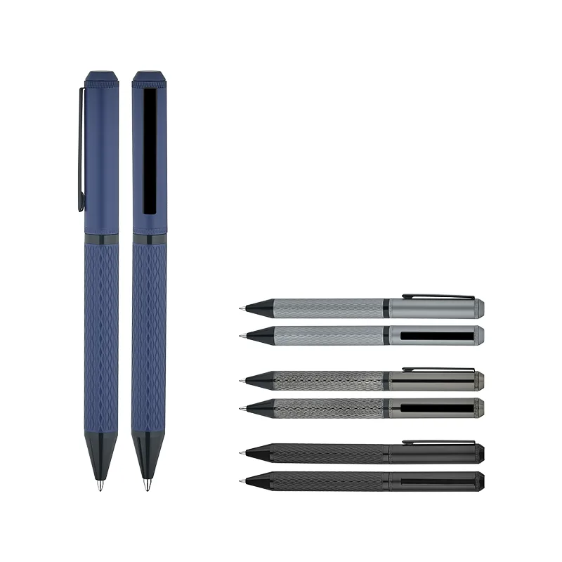 1254-T Füme parlak Metal Tükenmez Kalem