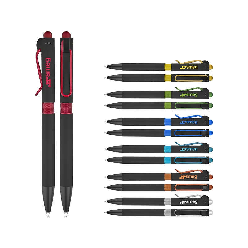 1360 Kırmızı Metal Tükenmez Touchpen Kalem