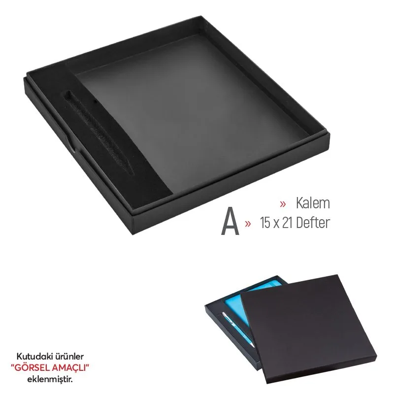 KT-941 Siyah-boş 203 x 223 x 25 mm Hediye Set Kutusu